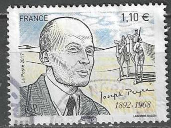 Frankrijk 2017 - Yvert 5178 - Joseph Peyre (ST), Postzegels en Munten, Postzegels | Europa | Frankrijk, Gestempeld, Verzenden