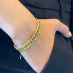 Facetgeslepen armband met glazen kralen, Overige materialen, Sarahberlemont@outlook.com, Bohêmia, Belgique