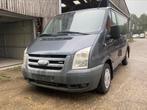 Ford transit Dubb cabine 124.000km AC, Stof, Zwart, 4 cilinders, Parkeersensor