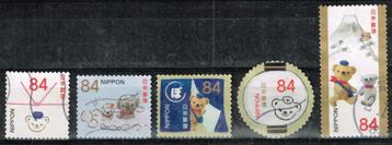 Postzegels uit Japan - K 2632 - teddyberen