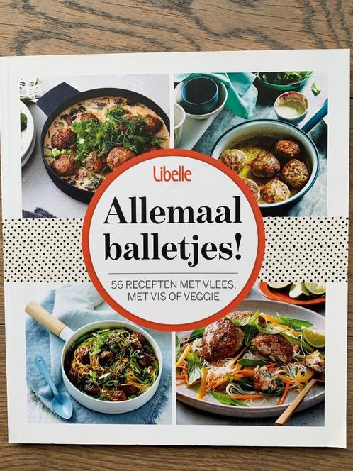 Kookboek: Allemaal balletjes! 56 recepten met vlees, vis of, Livres, Livres de cuisine, Comme neuf, Entrées et Soupes, Plat principal