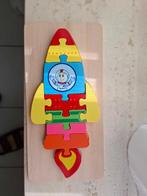 puzzel, Ophalen, 2 tot 4 jaar, Zo goed als nieuw, Van hout
