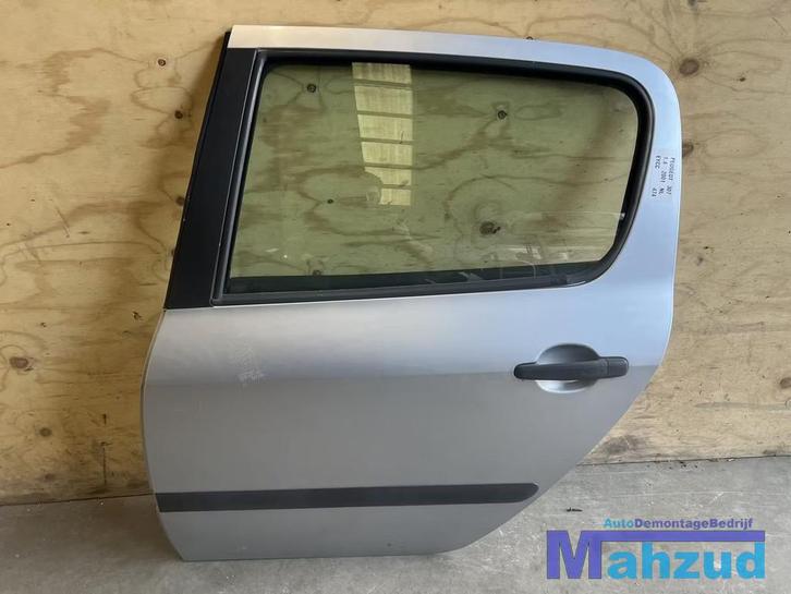 PEUGEOT 307 Zilver grijs EYCC links achter deur 2000-2009, Auto-onderdelen, Carrosserie, Deur, Peugeot, Achter, Links, Gebruikt