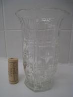 Kleine vaas in glas, hoogte 13cm, diameter 8cm, Antiquités & Art, Antiquités | Vases, Enlèvement ou Envoi