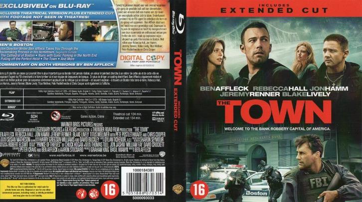 the town (blu-ray) nieuw, Cd's en Dvd's, Blu-ray, Zo goed als nieuw, Thrillers en Misdaad, Ophalen of Verzenden