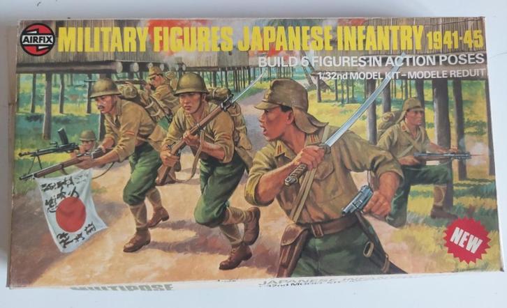 Japanse infanteriemodel voor militaire figuren, Hobby en Vrije tijd, Modelbouw | Figuren en Diorama's, Gebruikt, Figuur of Figuren