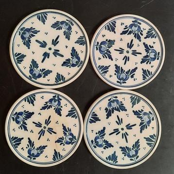 set van 4 onderleggers Delfts Blauw, Enlèvement