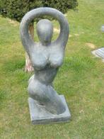 art moderne sur socle en pierre naturel, haut 1 m, Enlèvement, Neuf, Pierre, Abstrait