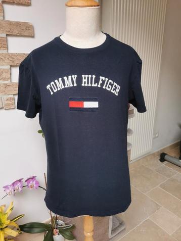 T-shirt bleu foncé pour homme de Tommy Hilfiger 