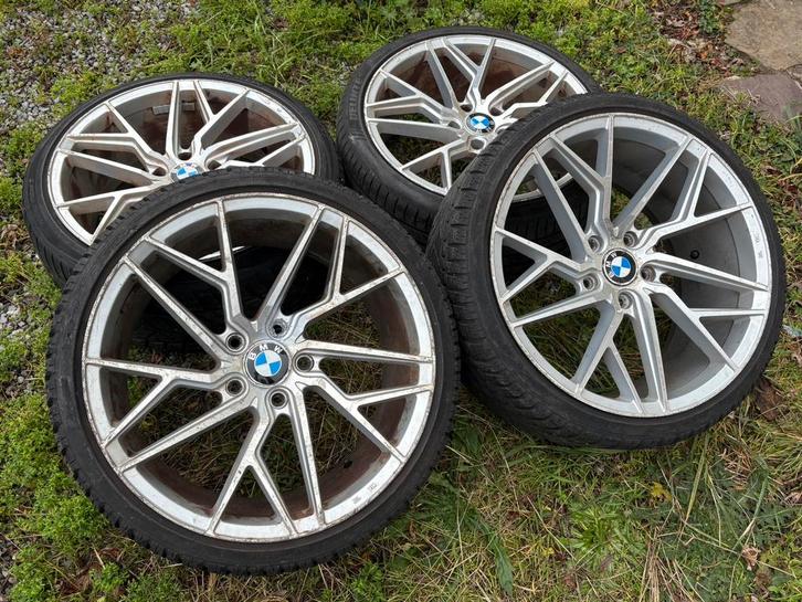 Bmw velgen 19 inch Breedset, Auto-onderdelen, Banden en Velgen, Band(en), All Season, 19 inch, Gebruikt, Ophalen