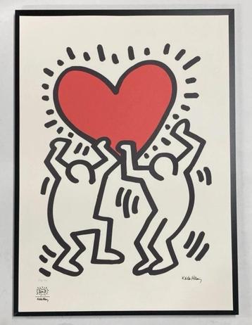 Keith Haring: lithografie op groot formaat beschikbaar voor biedingen