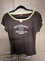 leuk bruin t-shirt mt L, Bruin, Maat 42/44 (L), Ophalen of Verzenden, Korte mouw