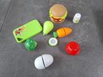 Keukenspeelgoed (groenten, hamburger, ...), Kinderen en Baby's, Speelgoed | Speelkeukens, Ophalen, Gebruikt, Kunststof, Speelkeuken-accessoire