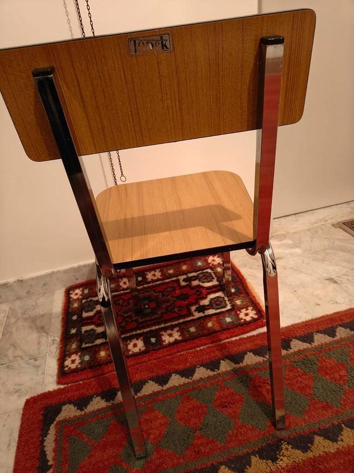 Torck (Keuken)stoel Formica Jaren 50/60, Antiek en Kunst, Antiek | Meubels | Stoelen en Sofa's, Ophalen