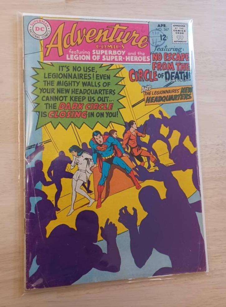 Adventure Comics 1967 - 1968 (12 comic collection), Boeken, Strips | Comics, Gelezen, Meerdere comics, Amerika, Ophalen of Verzenden