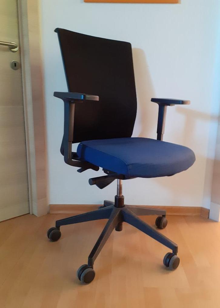 CHAISE DE BUREAU ERGONOMIQUE ACTIU STAY, Huis en Inrichting, Bureaustoelen, Gebruikt, Bureaustoel, Blauw, Ergonomisch, Ophalen