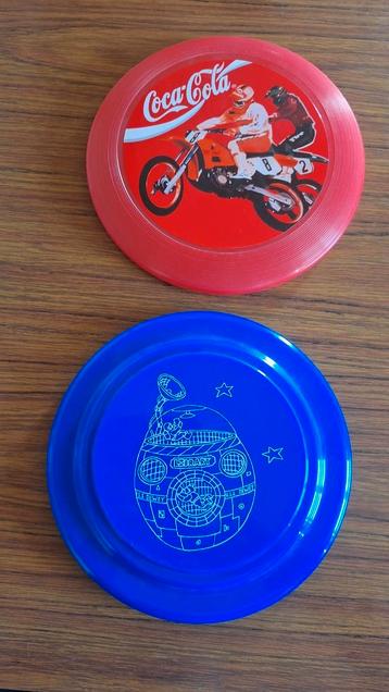 Frisbee Coca Cola 24 cm ou bibliothèque USS De Wey 22 cm, Cinq joueurs ou plus, Enlèvement ou Envoi, Neuf