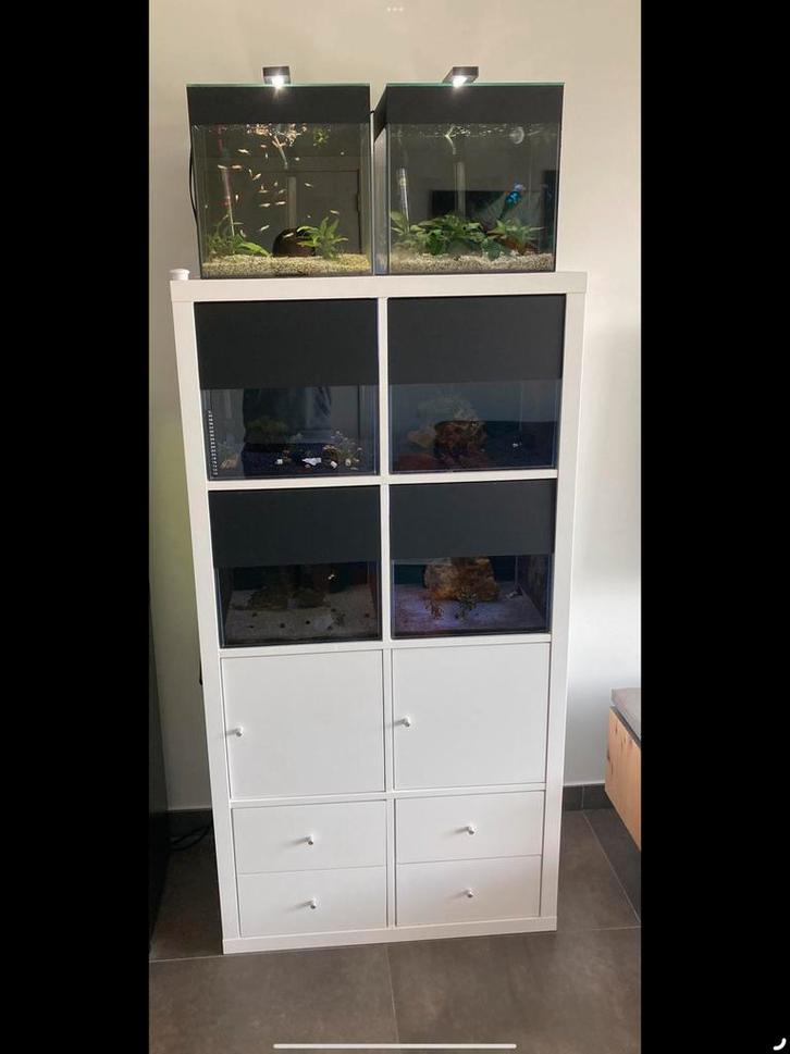 Aquarium stelling, Dieren en Toebehoren, Vissen | Aquaria en Toebehoren, Zo goed als nieuw, Ophalen