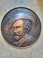 Koperen wandplaat P. P. Rubens, Antiek en Kunst, Antiek | Brons en Koper, Ophalen, Koper