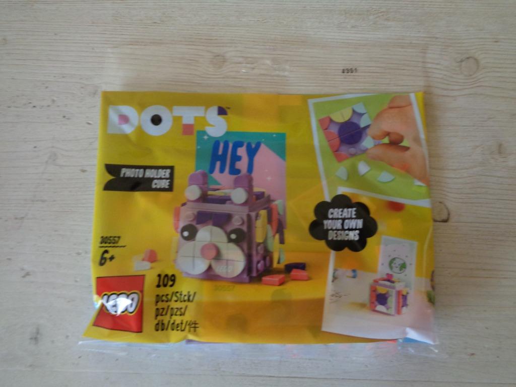 LEGO Dots 30557 - Fotohouder Kubus (polybag), Ophalen of Verzenden, Nieuw, Complete set, Lego