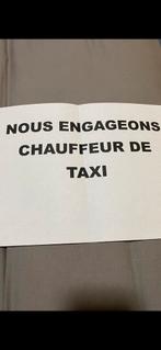 Engage Chauffeur de Taxi Bruxellois, Offres d'emploi