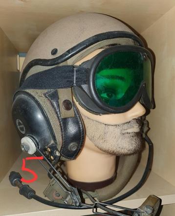 casque gentex DH132 tankiste, Collections, Enlèvement, Armée de terre, Casque ou Béret