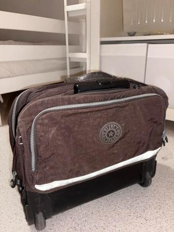 Cartable/sac kipling brun, Enlèvement, Utilisé, Brun, Poignée extensible