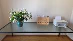 Grote moderne tafel (staal/glas), Ophalen, Gebruikt, Modern - hip, 200 cm of meer