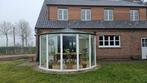 11 hoekige veranda met waaiervormig dak, Ophalen, Veranda