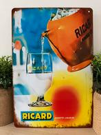 Metalen reclamebord Ricard, Verzamelen, Merken en Reclamevoorwerpen, Ophalen of Verzenden, Nieuw, Reclamebord