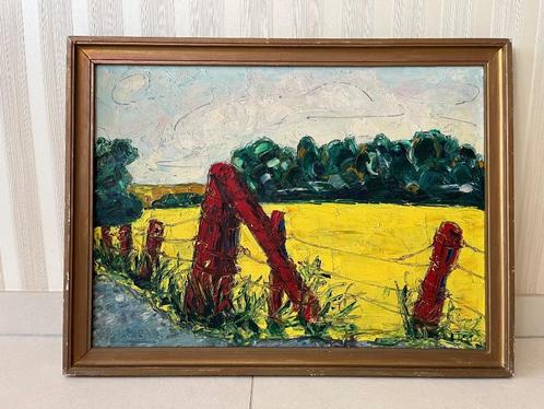 Schilderij “Weiland” van H. Minnebo, Antiek en Kunst, Kunst | Schilderijen | Modern, Ophalen