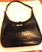 SAC A MAIN LONGCHAMP ROSEAU, Enlèvement ou Envoi, Comme neuf, Noir, Sac à main