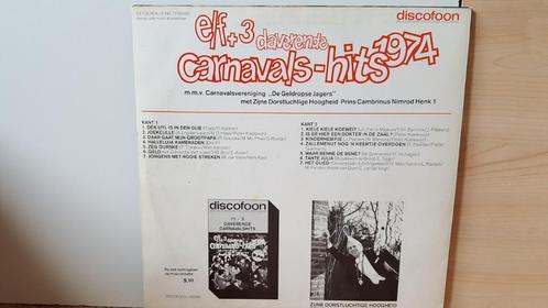 ELF + 3 DAVERENDE CARNAVALS HITS '74 - VERZAMEL LP (1974) (L, Cd's en Dvd's, Vinyl | Nederlandstalig, Gebruikt, Overige genres