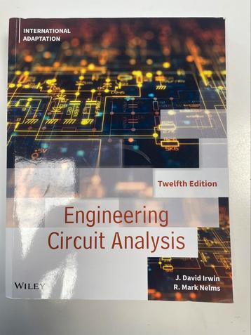 Engineering circuit analyses // elektrische netwerken, Enlèvement, Comme neuf, Enseignement supérieur