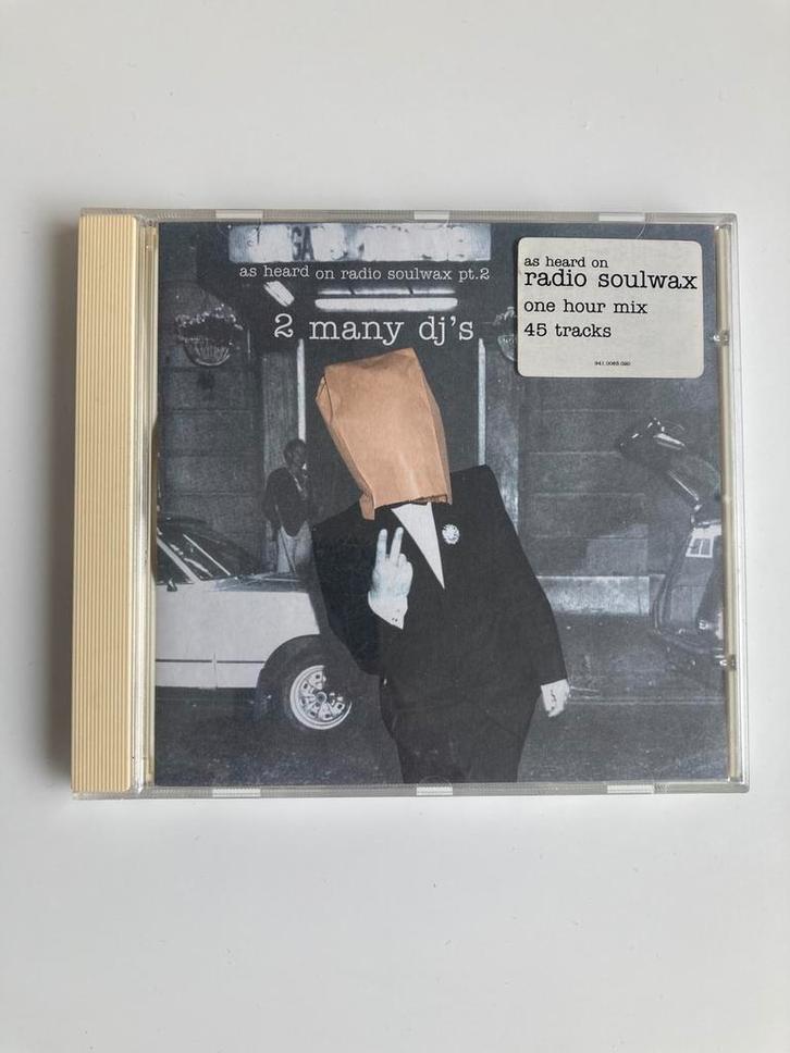 2 many djs radio soulwax cd en andere, Cd's en Dvd's, Cd's | Dance en House, Zo goed als nieuw, Ophalen of Verzenden