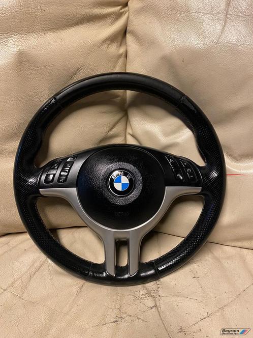 Bmw E46 E39 E53 sportstuur met M3 stiksels 3-serie stuur, Auto-onderdelen, Besturing, BMW, Gebruikt, Ophalen of Verzenden