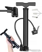 POMPE À VÉLO POUR BALLONS, PISCINE, VÉLO, MATELAS AVEC TUYAU, Verzenden