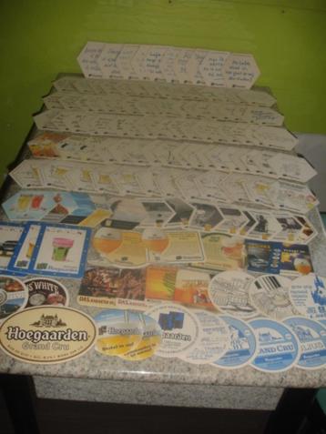 129 verschillende bierviltjes van Hoegaarden voor € 5,00 beschikbaar voor biedingen