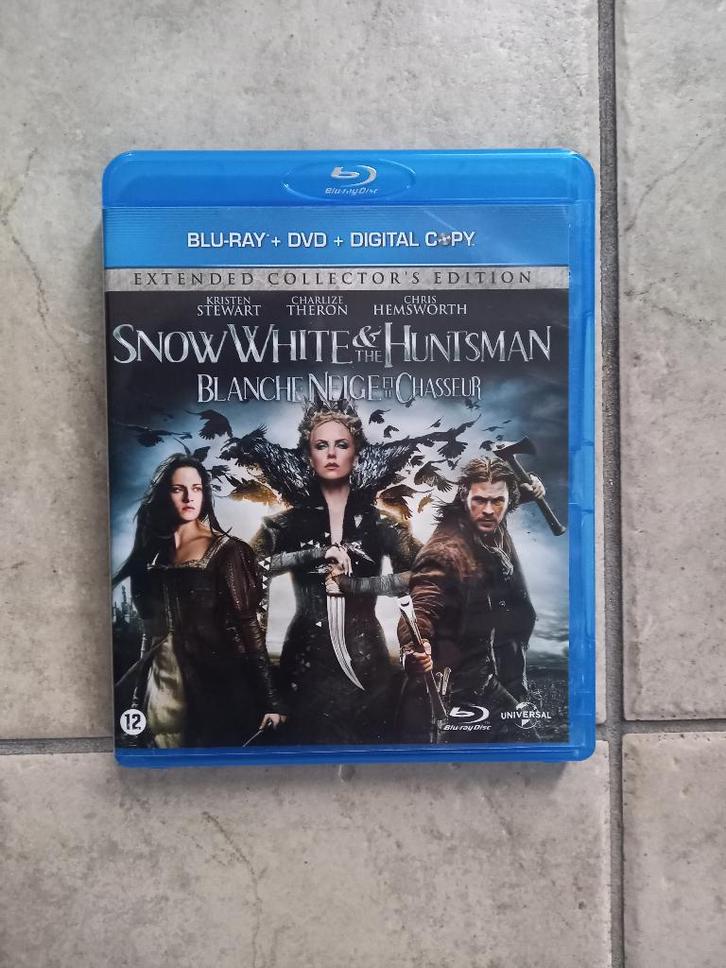 blu ray + dvd + digital copy blanche neige et le chasseur, CD & DVD, Blu-ray, Comme neuf, Science-Fiction et Fantasy, Enlèvement ou Envoi