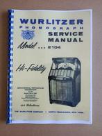 Service Manual: Wurlitzer 2104 (1957) jukebox nieuw !!!, Verzamelen, Automaten | Jukeboxen, Verzenden, Wurlitzer