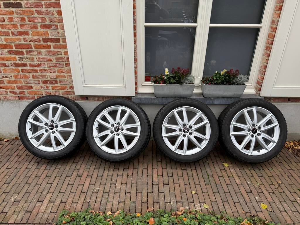 John Cooper Works velgen + winterbanden 18” Mini Countryman, Auto-onderdelen, Banden en Velgen, Velg(en), Winterbanden, Ophalen