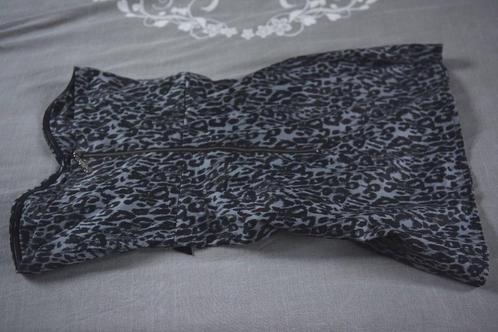 Jennyfer strapless jurk met luipaardprint voor verzamelaars, Kleding | Dames, Jurken, Gedragen, Maat 36 (S), Zwart, Boven de knie