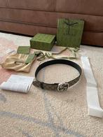 Gucci-riem, Zo goed als nieuw, Gucci, Riem of Ceintuur, Wit