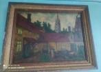 Schilderij A.Tavernier Brugge, Antiek en Kunst, Ophalen