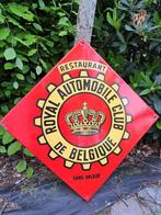 Plaque émaillée vintage/antique - Royal Automobile Club Belg, Enlèvement