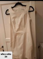 Robe blanche Who*s who, taille 34. J'en ai un petit 36. Parf, Vêtements | Femmes, Enlèvement ou Envoi, Neuf, Taille 34 (XS) ou plus petite