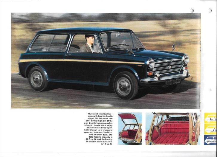 MORRIS 1100/1300,  1967, Boeken, Auto's | Folders en Tijdschriften, Gelezen, Overige merken, Ophalen of Verzenden