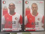 4 spelerskaarten FC Feyenoord Rotterdam, Ophalen of Verzenden, Zo goed als nieuw, Poster, Plaatje of Sticker