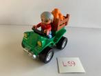 LEGO L59: DUPLO JEEP, Ophalen of Verzenden, Zo goed als nieuw, Losse stenen, Duplo