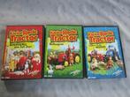 Kinder DVD's "Kleine Rode Traktor" 3 stuks(3x60min)in opberg, Cd's en Dvd's, Boxset, Overige soorten, Zo goed als nieuw, Ophalen